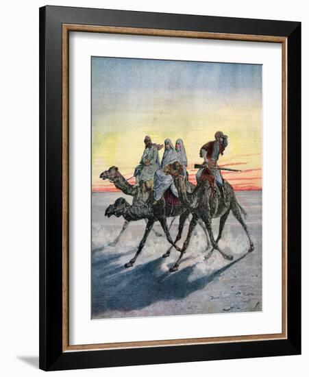 Escape of the Prisoners of the Mahdi, Khartoum, Sudan, 1892-Henri Meyer-Framed Giclee Print