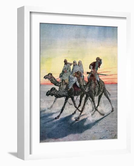 Escape of the Prisoners of the Mahdi, Khartoum, Sudan, 1892-Henri Meyer-Framed Giclee Print