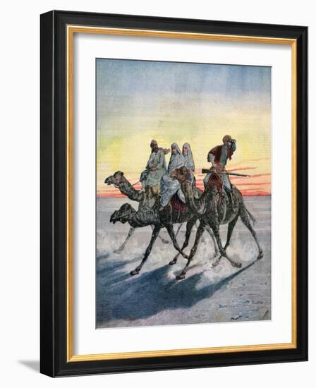 Escape of the Prisoners of the Mahdi, Khartoum, Sudan, 1892-Henri Meyer-Framed Giclee Print