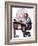 "Escape to Adventure", June 7,1924-Norman Rockwell-Framed Premium Giclee Print