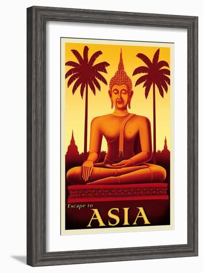 Escape to Asia-Steve Forney-Framed Art Print