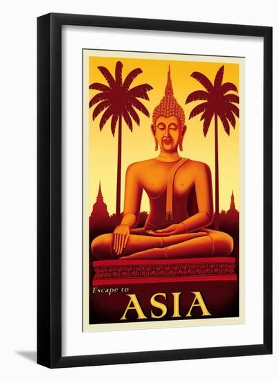 Escape to Asia-Steve Forney-Framed Art Print