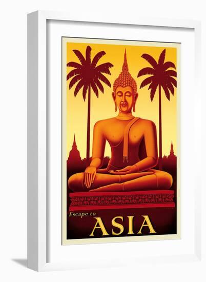 Escape to Asia-Steve Forney-Framed Art Print