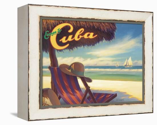 Escape to Cuba-Kerne Erickson-Framed Stretched Canvas