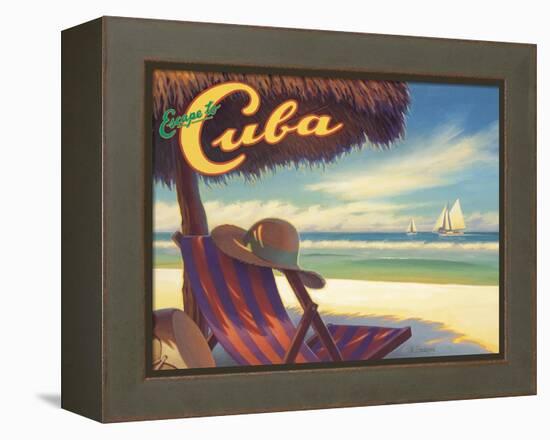 Escape to Cuba-Kerne Erickson-Framed Stretched Canvas