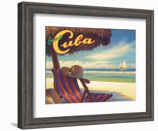 Escape to Cuba-Kerne Erickson-Framed Art Print
