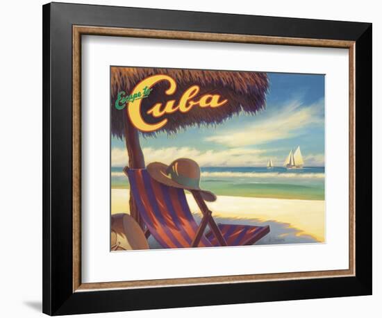 Escape to Cuba-Kerne Erickson-Framed Art Print