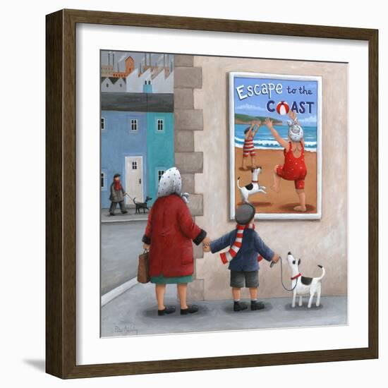 Escape to the Coast 2-Peter Adderley-Framed Art Print