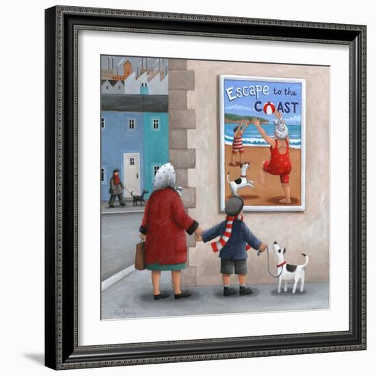 Escape to the Coast 2-Peter Adderley-Framed Art Print