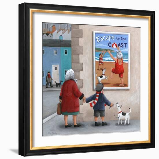 Escape to the Coast 2-Peter Adderley-Framed Art Print