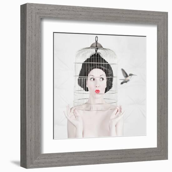 Escape-null-Framed Art Print