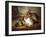 Escaped: Two Rabbits and Guinea Pig-Alfred R. Barber-Framed Giclee Print