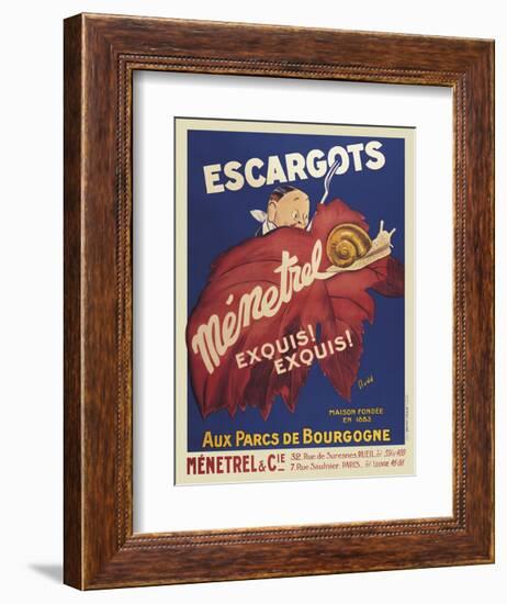 Escargots Menetrel-Vintage Posters-Framed Art Print