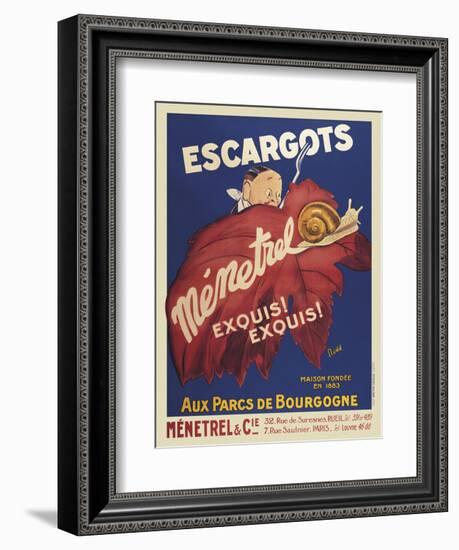 Escargots Menetrel-Vintage Posters-Framed Art Print