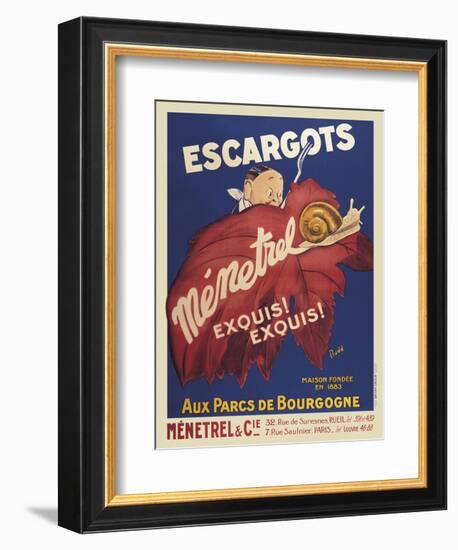 Escargots Menetrel-Vintage Posters-Framed Art Print