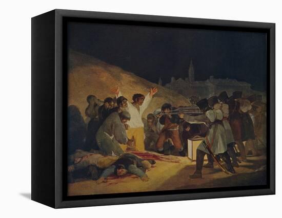 'Escenas Del 3 De Mayo De 1808', (May 3, 1808 in Madrid), 1814, (c1934)-Francisco Goya-Framed Premier Image Canvas