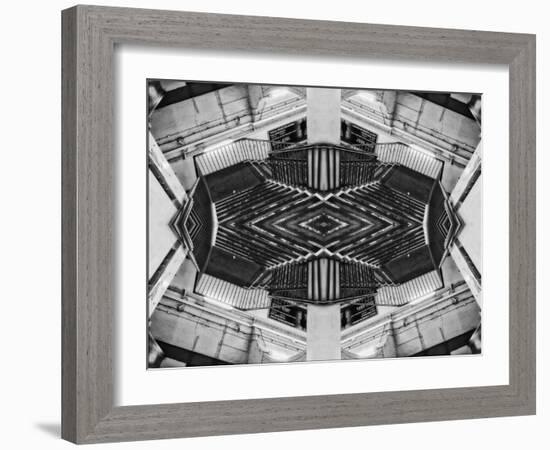 Escher Stairwell, 2015-Ant Smith-Framed Giclee Print