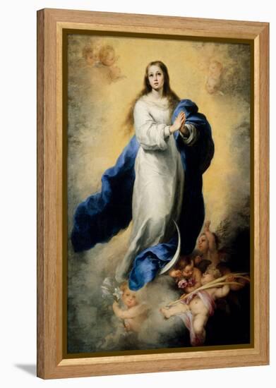 Escorial Immaculate Conception-Bartolome Esteban Murillo-Framed Premier Image Canvas