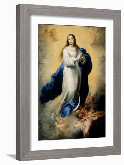 Escorial Immaculate Conception-Bartolome Esteban Murillo-Framed Giclee Print