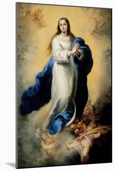 Escorial Immaculate Conception-Bartolome Esteban Murillo-Mounted Giclee Print