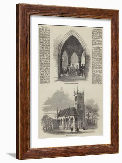 Escrick Church, Yorkshire-Samuel Read-Framed Giclee Print