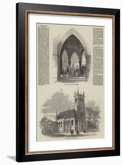 Escrick Church, Yorkshire-Samuel Read-Framed Giclee Print