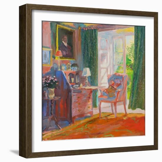 Escritoire, 1998 (Oil on Board)-William Ireland-Framed Giclee Print