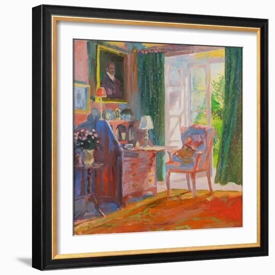 Escritoire, 1998 (Oil on Board)-William Ireland-Framed Giclee Print