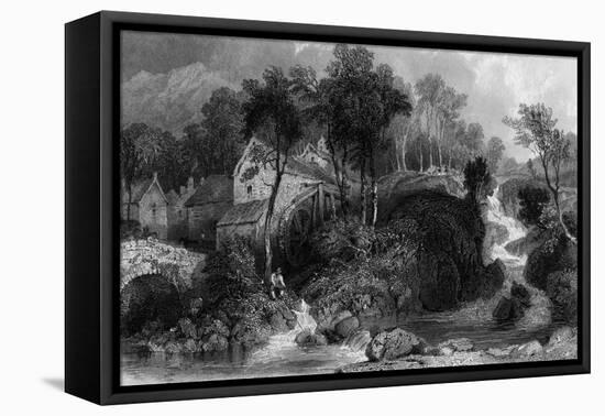 Eskdale, Lake District-Thomas Allom-Framed Stretched Canvas
