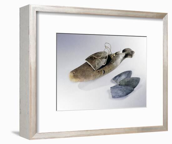 Eskimo box used as a charm-Werner Forman-Framed Giclee Print