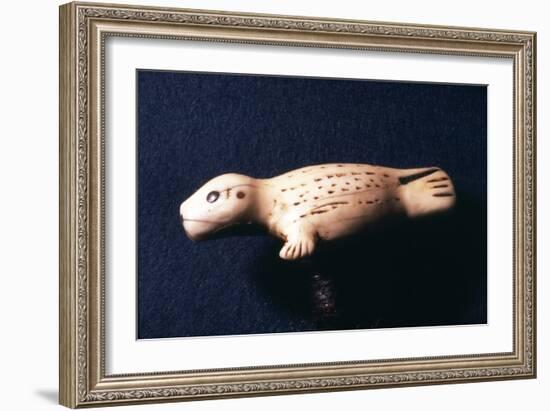 Eskimo Carving, Young Seal, 18th-19th century-Unknown-Framed Giclee Print