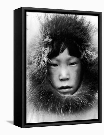 Eskimo Child-Margaret Bourke-White-Framed Premier Image Canvas