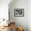 Eskimo Family Admiring their Modern Conveniences, a Victrola, a Sewing Machine and a Stove-Margaret Bourke-White-Framed Photographic Print displayed on a wall