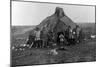 Eskimo Igloo Near Nome, Alaska Photograph - Nome, AK-Lantern Press-Mounted Art Print