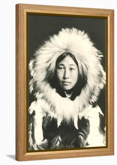 Eskimo in Fur Parka-null-Framed Stretched Canvas