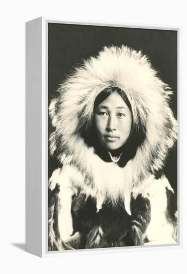 Eskimo in Fur Parka-null-Framed Stretched Canvas