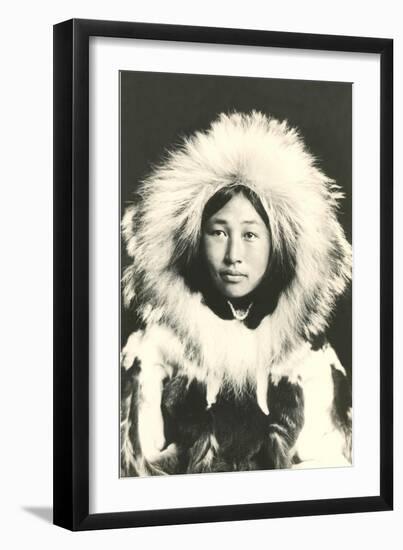 Eskimo in Fur Parka-null-Framed Art Print