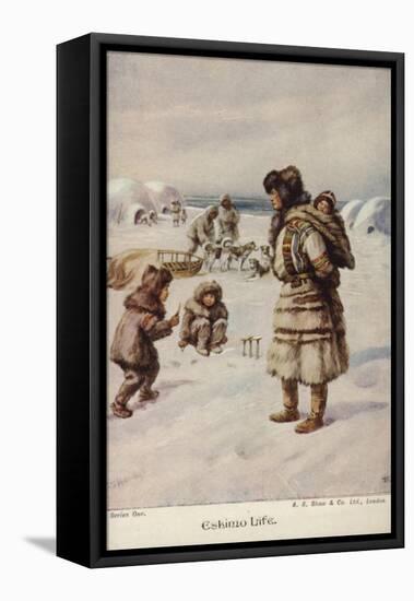 Eskimo Life-Evelyn Stuart Hardy-Framed Premier Image Canvas