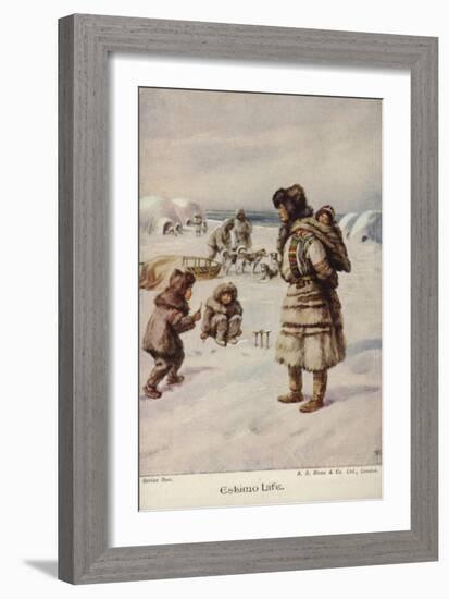 Eskimo Life-Evelyn Stuart Hardy-Framed Giclee Print