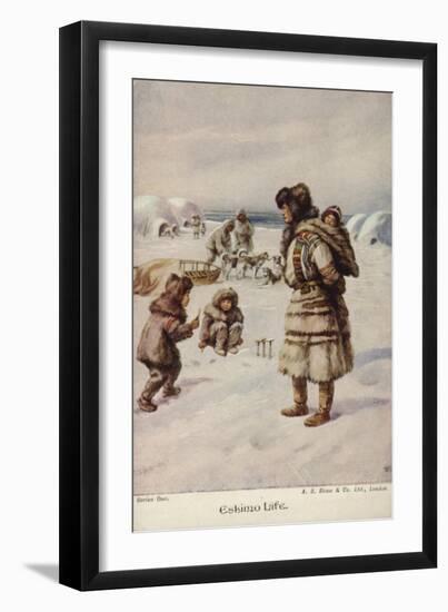 Eskimo Life-Evelyn Stuart Hardy-Framed Giclee Print