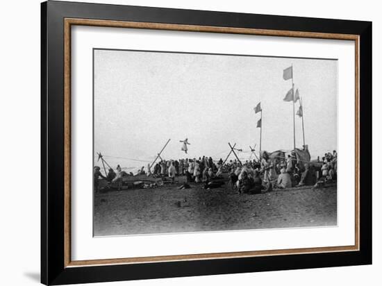 Eskimo Sports at Barrow, Alaska Photograph - Barrow, AK-Lantern Press-Framed Art Print