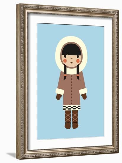 Eskimo-Dicky Bird-Framed Giclee Print