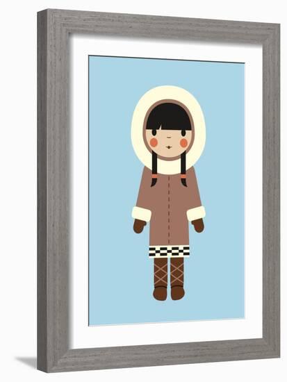 Eskimo-Dicky Bird-Framed Giclee Print