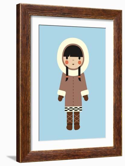 Eskimo-Dicky Bird-Framed Giclee Print