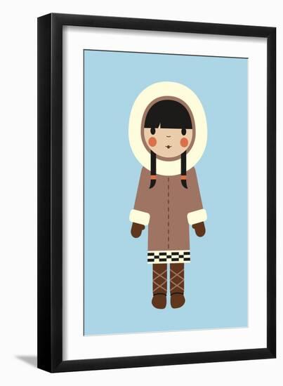 Eskimo-Dicky Bird-Framed Giclee Print