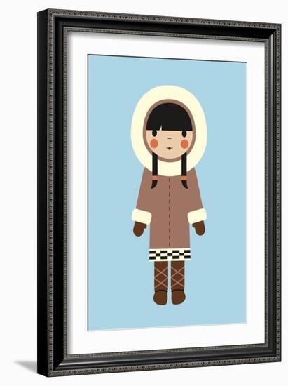 Eskimo-Dicky Bird-Framed Giclee Print