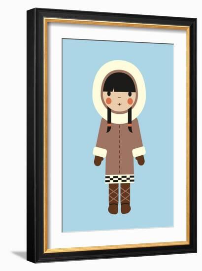 Eskimo-Dicky Bird-Framed Giclee Print