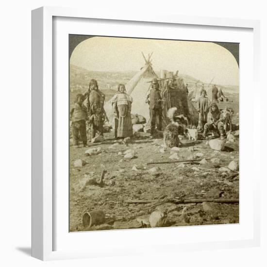 Eskimos, Greenland-Underwood & Underwood-Framed Photographic Print