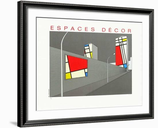 Espaces Décor-Alberto Bali-Framed Serigraph