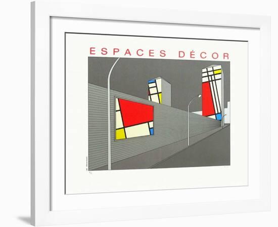 Espaces Décor-Alberto Bali-Framed Serigraph